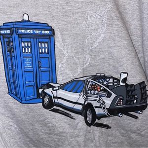 Doctor Who Back to the Future Crossover tshirt!